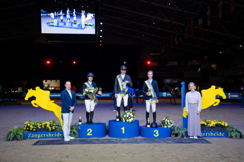 Podium CSI3 Grand Prix - &copy;Sportfot 'The Zangersheide International'