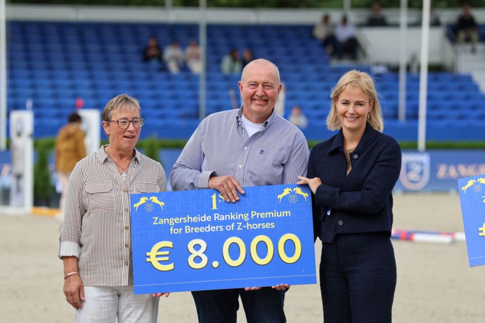 Award Ceremony Z Ranking, Thibeau Spits, Tony Raman, Mieke Strobbe &copy; SPORTFOT 1876-AD2_0767