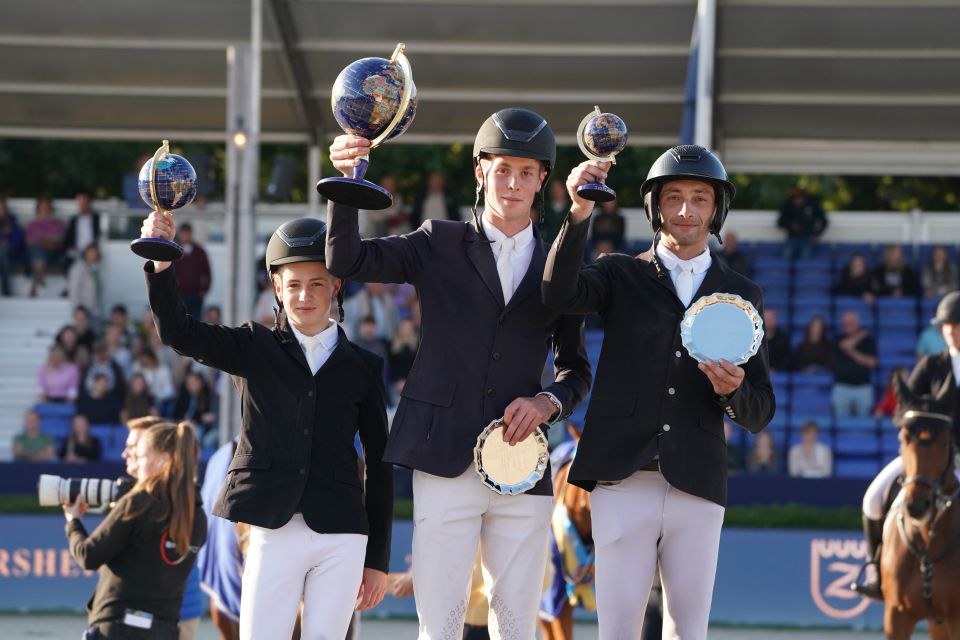 Podium zevenjarigen